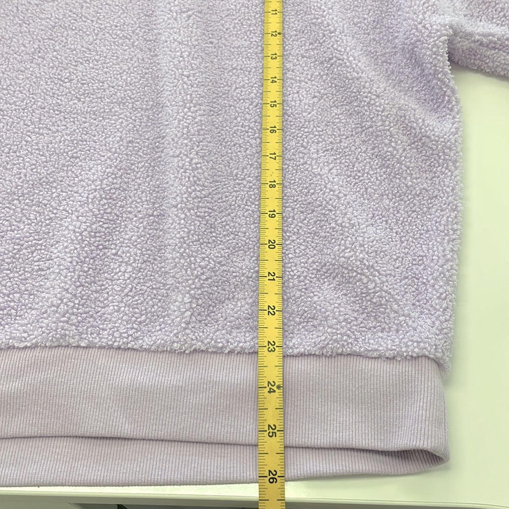 Teddy Fabric Pullover Hoodie - Picture 10 of 12